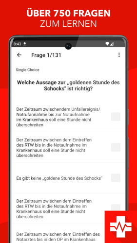 Prüfungshilfe Notfallsanitäter App Screenshot 2